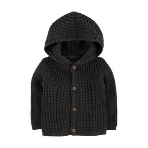CARTER’S Unisex Hooded Knit Cardigan in Navy